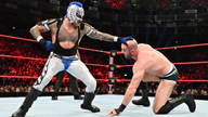 单打赛，神秘人雷尔对阵塞萨罗！《WWE RAW 2019.05.14》