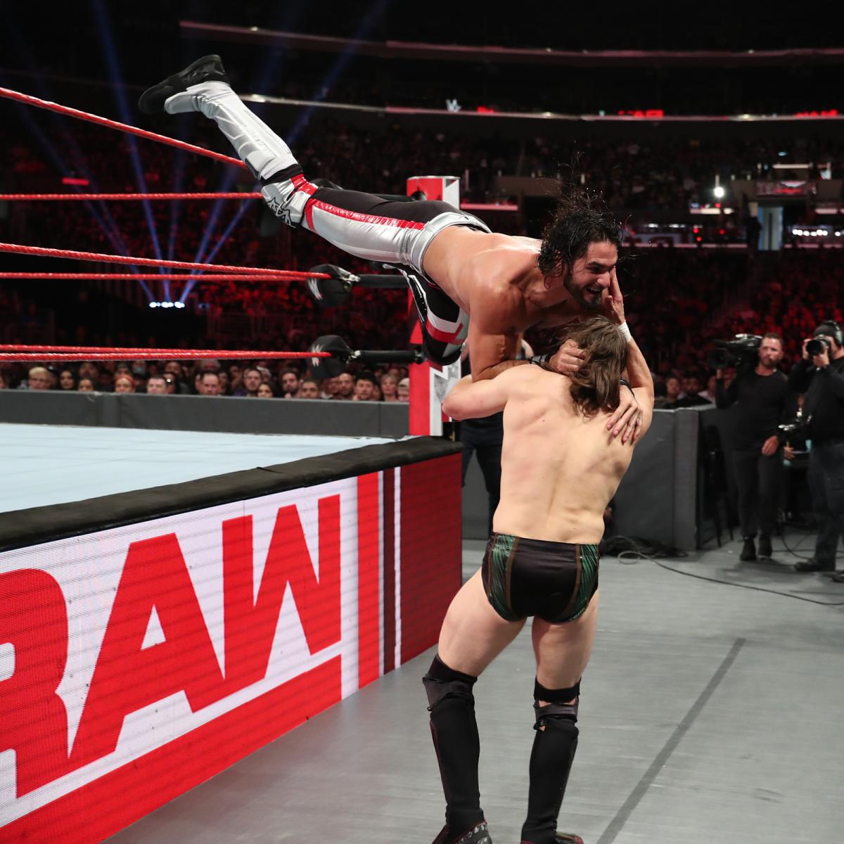 塞斯·罗林斯大战丹尼尔·布莱恩！《WWE RAW 2019.06.18》