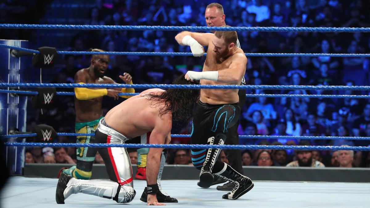 三战两胜赛，欧文斯&萨米对阵红蓝冠军！《WWE SD 2019.06.19》