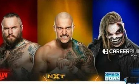 Raw黑暗教主 VS SD邪神 VS NXT杀手？这场比赛可以有！
