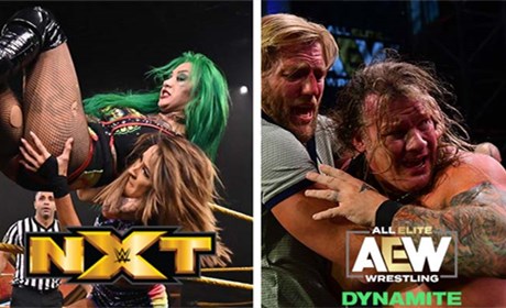 本周AEW与NXT收视率大战赛果公布，一周年庆典引关注！