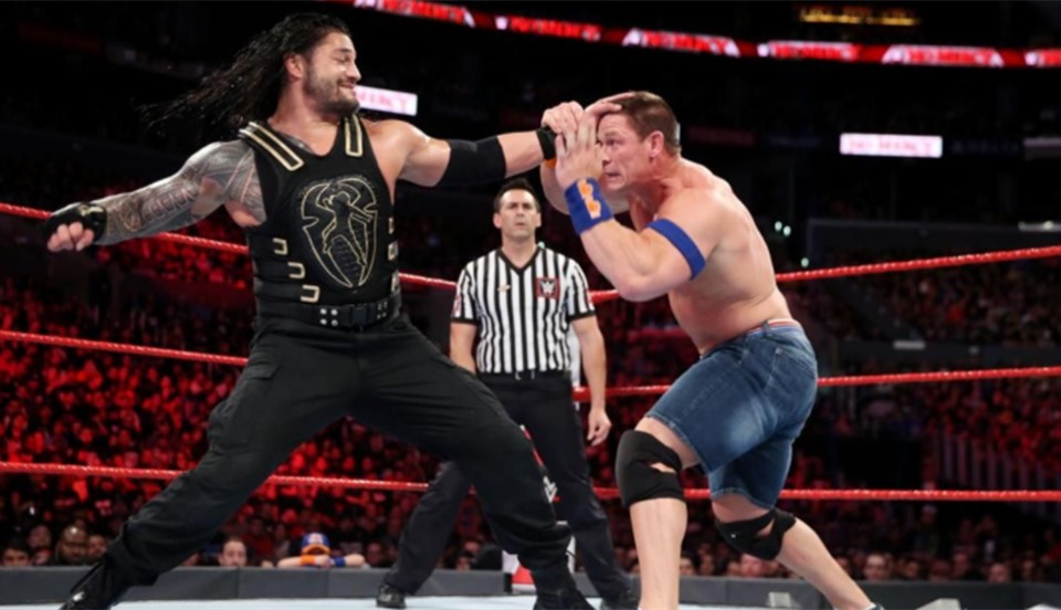 毫不留情2017：WWE头牌之战 罗曼单挑约翰·塞纳！