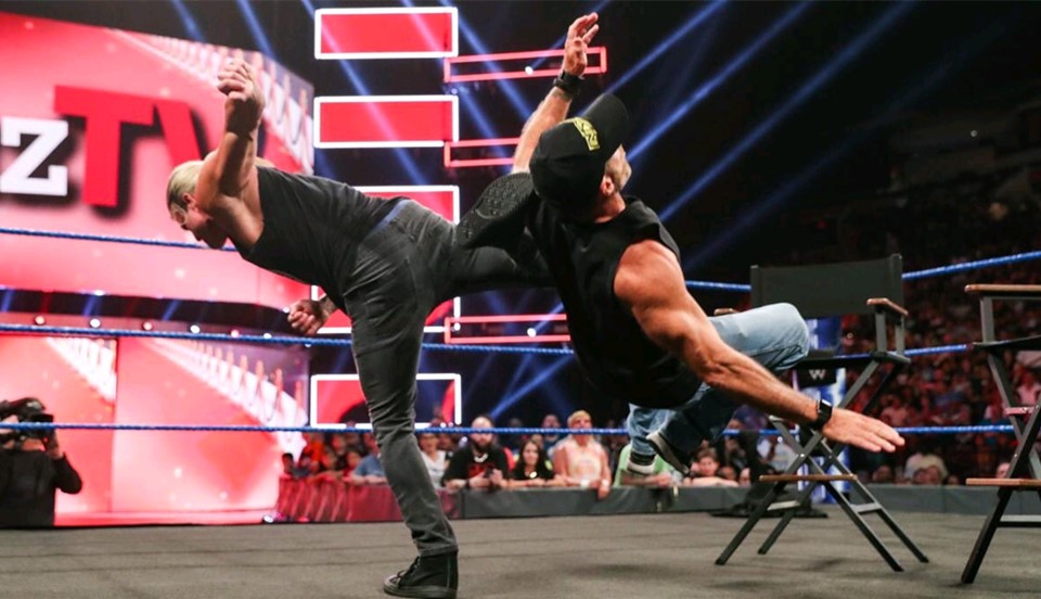 十大惊天超级踢：道夫一脚踢翻HBK 科尔暴击NXT冠军！