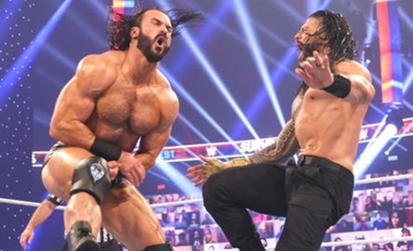 WWE《强者生存2020》罗曼大战德鲁，上演疯狂爆桌！