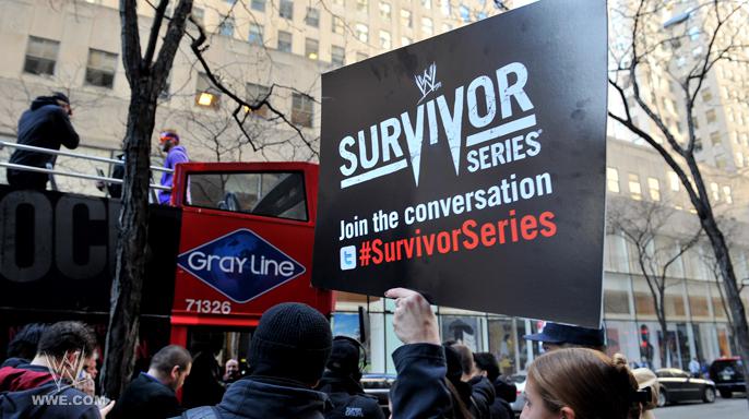 WWE粉丝们庆祝Survivor Series