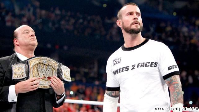 洛克回归警告CM朋克《RAW 2013.01.08》