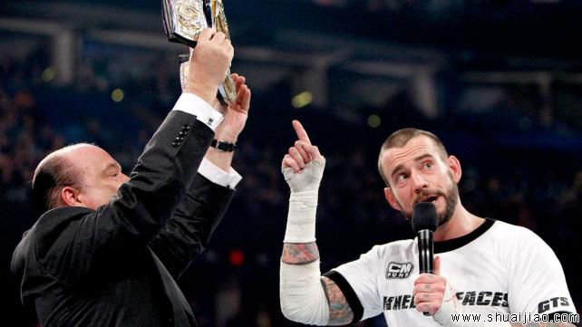 洛克回归警告CM朋克《RAW 2013.01.08》