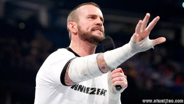 洛克回归警告CM朋克《RAW 2013.01.08》