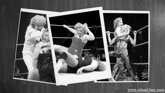 WWE传奇女摔角手梅扬怀旧写真