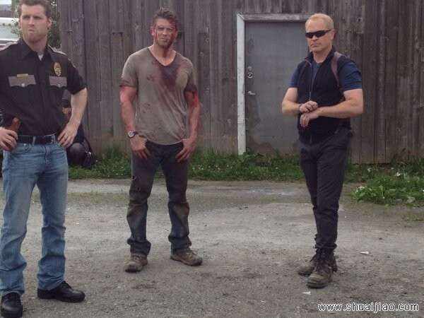 米兹新电影拍摄期间现场照