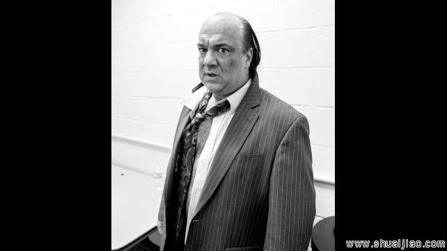 本周RAW保罗·海曼遭HHH攻击后狼狈花絮照