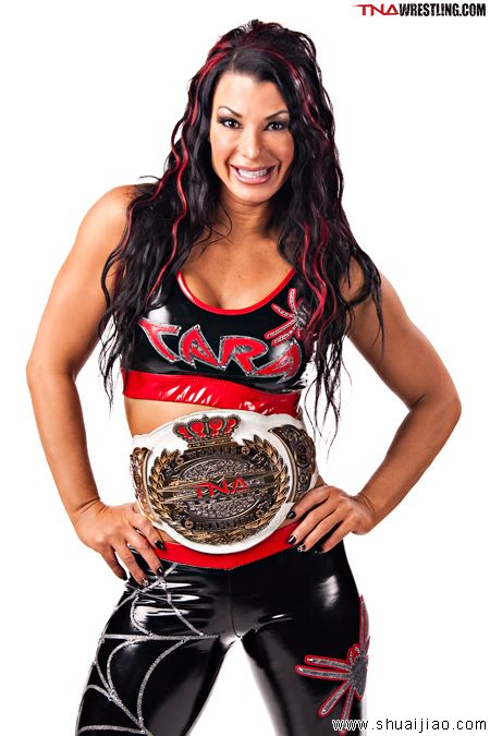 TNA Diva塔拉冠军腰带写真