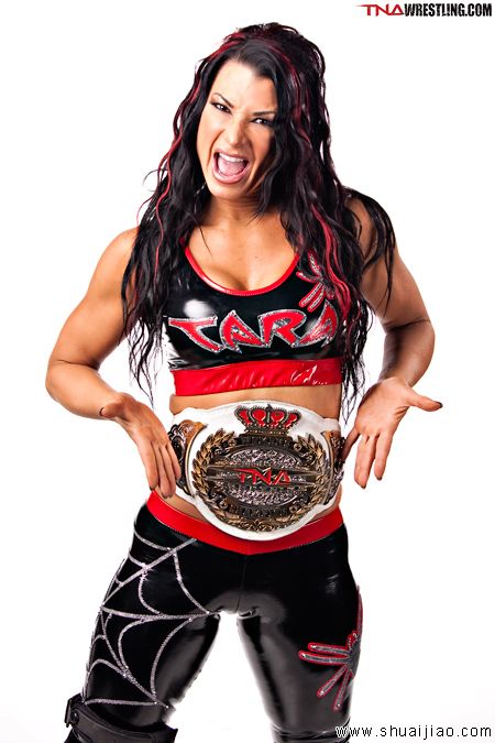 TNA Diva塔拉冠军腰带写真