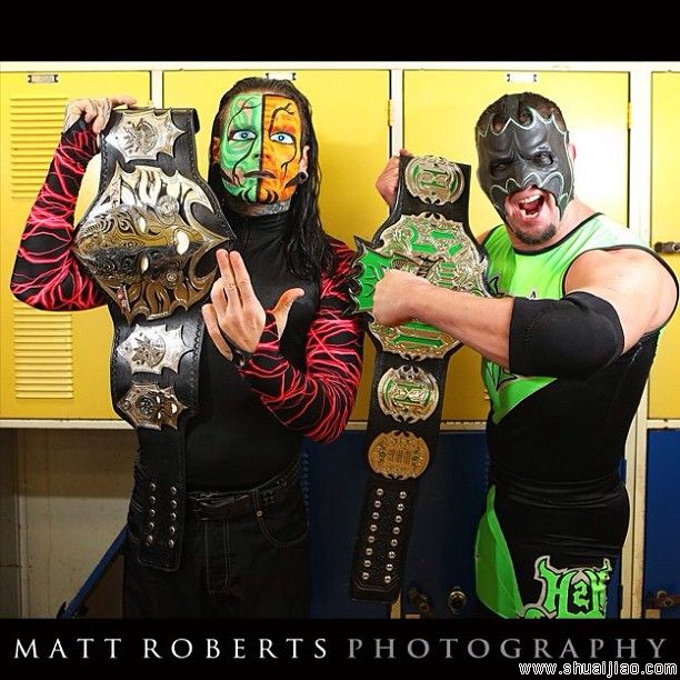 杰夫·哈迪冠军时期的一组写真