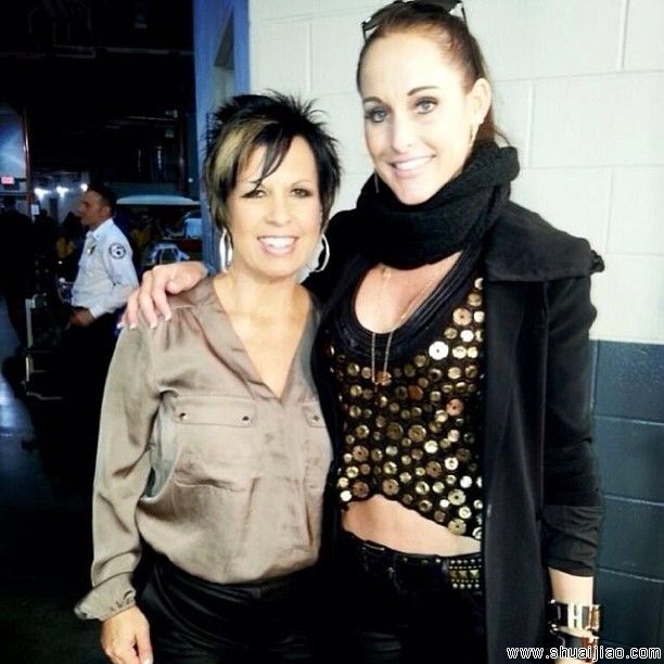 名人堂后台女郎自拍合影