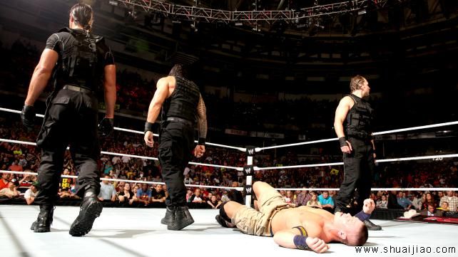 圣盾中断塞纳、莱贝克对话《RAW 2013.04.16》