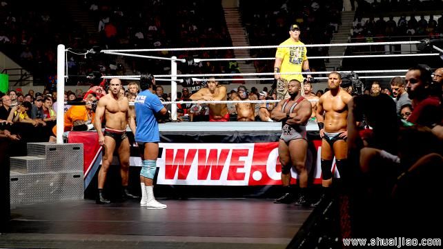 莱贝克、塞纳擂台群殴《RAW 2013.06.11》