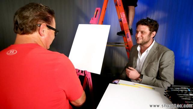 杰瑞·劳勒手绘肖像拍卖