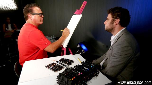 杰瑞·劳勒手绘肖像拍卖