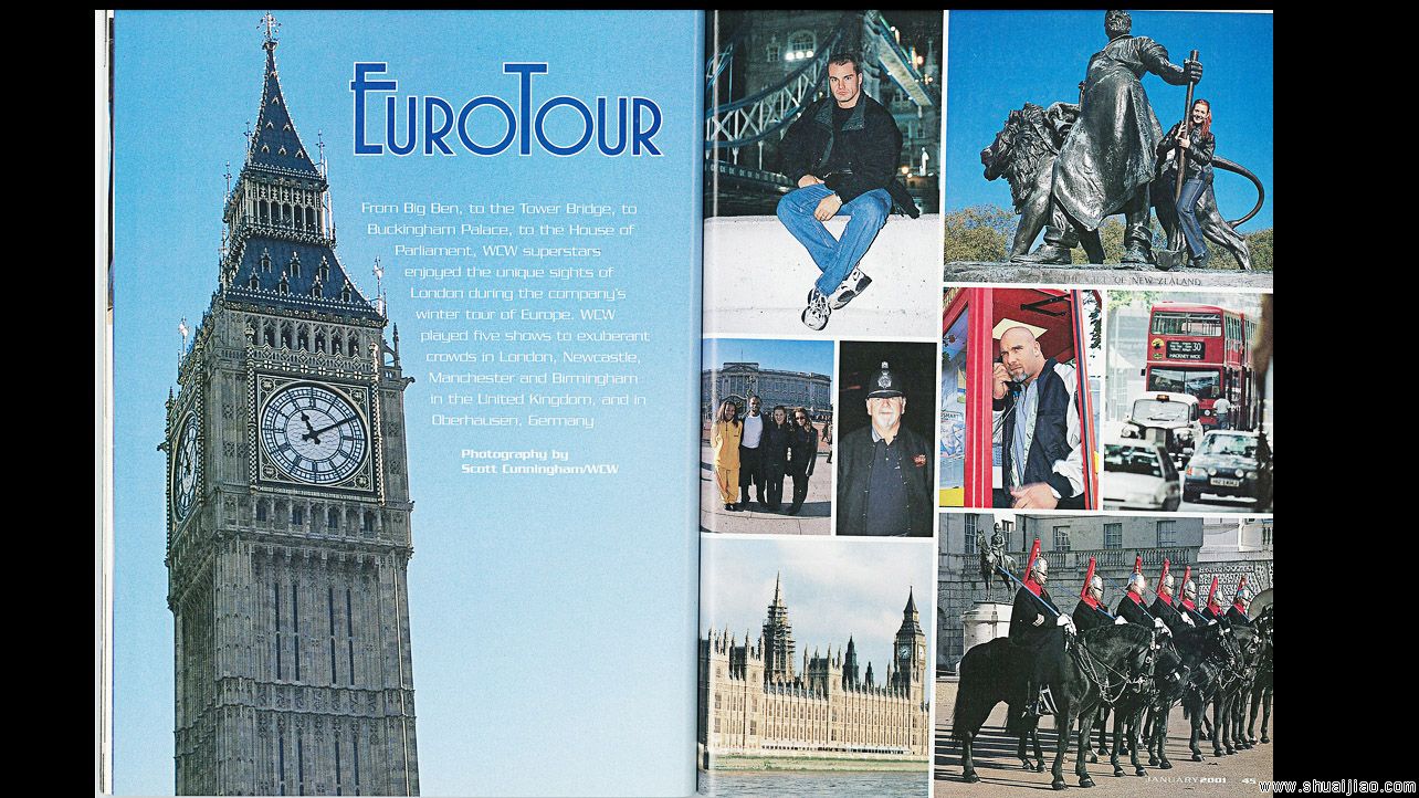 WCW杂志内页曝光