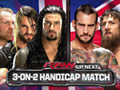 CM朋克&丹尼尔 vs 圣盾《RAW 2013.11.12》