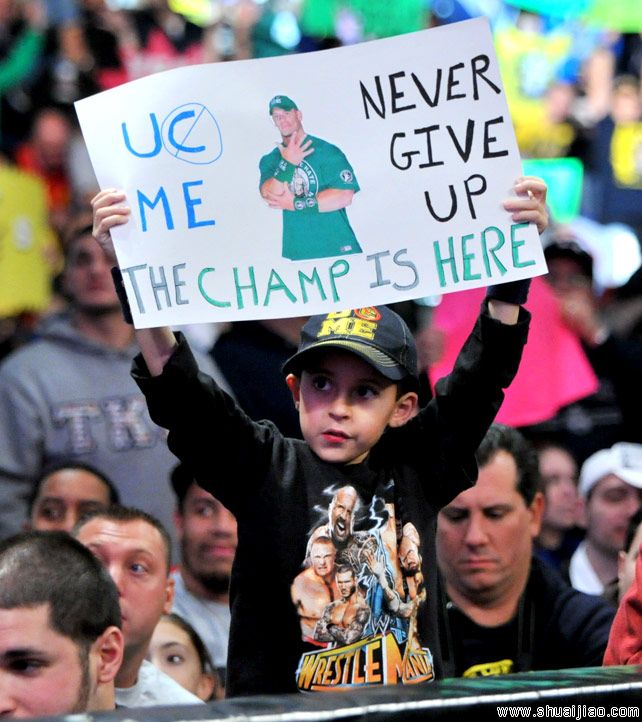 RAW粉丝现场标语大荟萃牌(2013.11.26) 