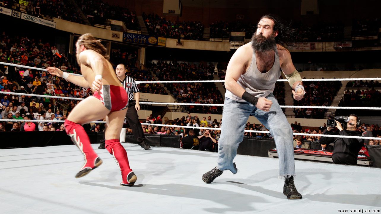 丹尼尔·布莱恩 vs 卢克·哈珀《RAW 2013.12.31》