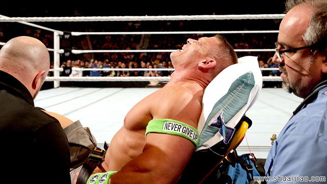 《Raw 2014.02.25》上约翰·塞纳或受伤（剧透）
