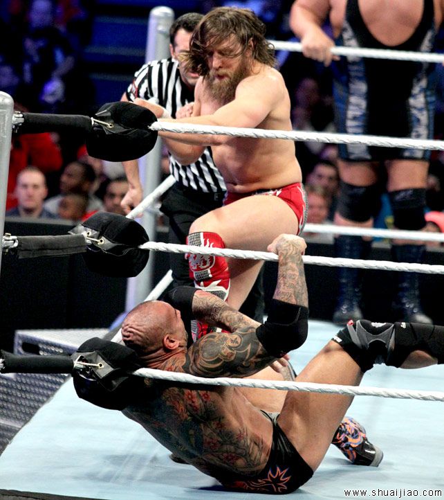 丹尼尔&大秀哥 vs 巴蒂斯坦&凯恩《SD 2014.03.07》