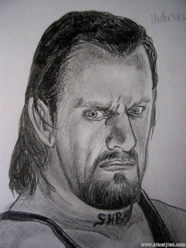 摔迷分享WWE巨星素描画集