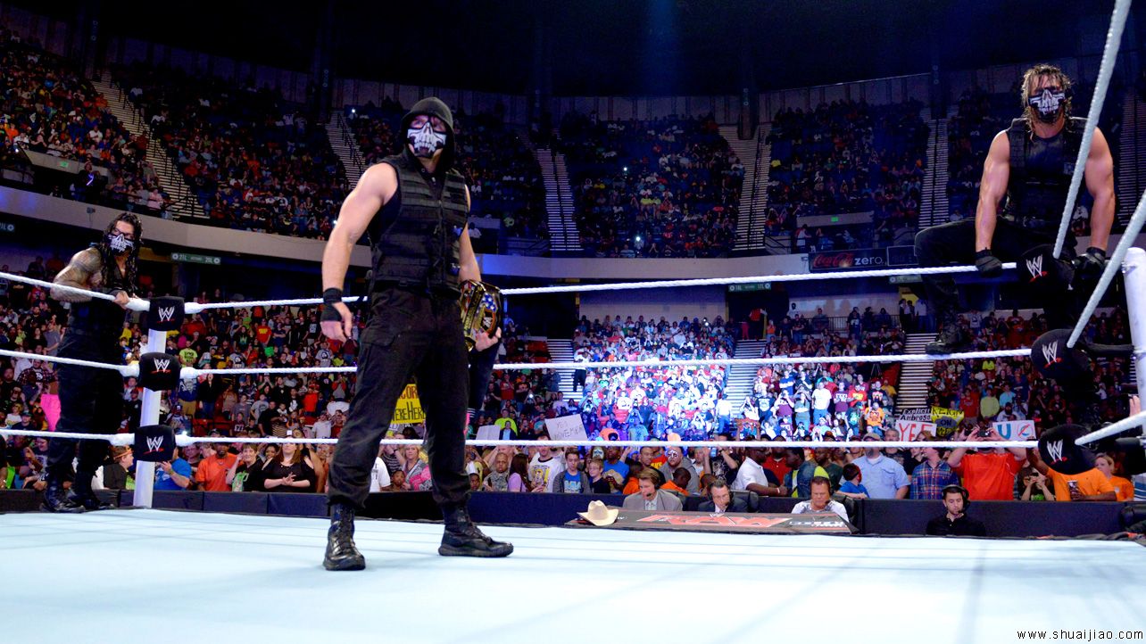 圣盾11对3强弱不等赛《Raw 2014.04.15》