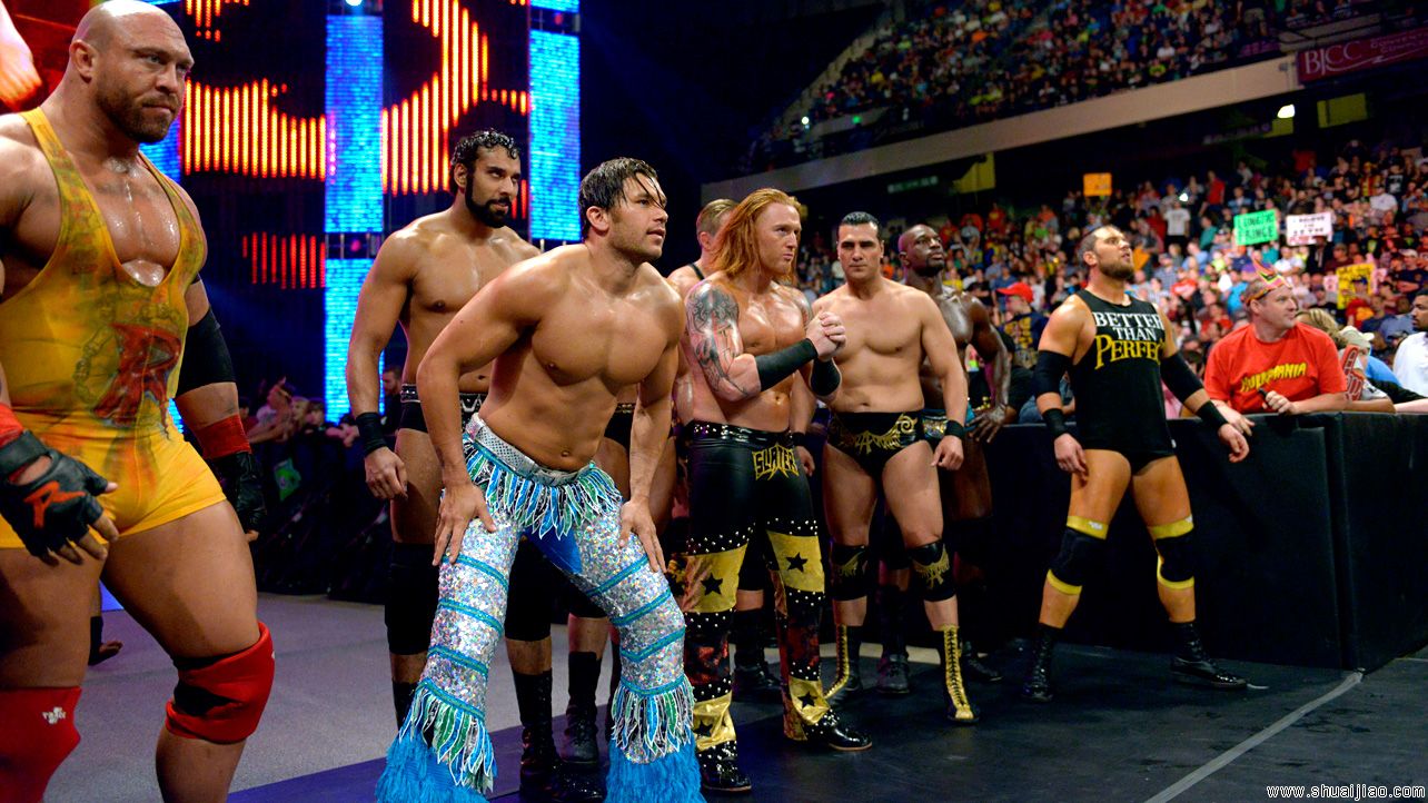 圣盾11对3强弱不等赛《Raw 2014.04.15》