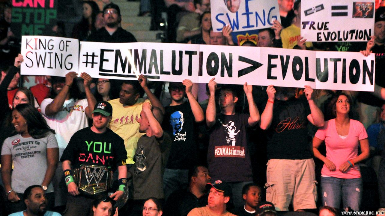 RAW现场标语大荟萃牌(2014.04.22) 