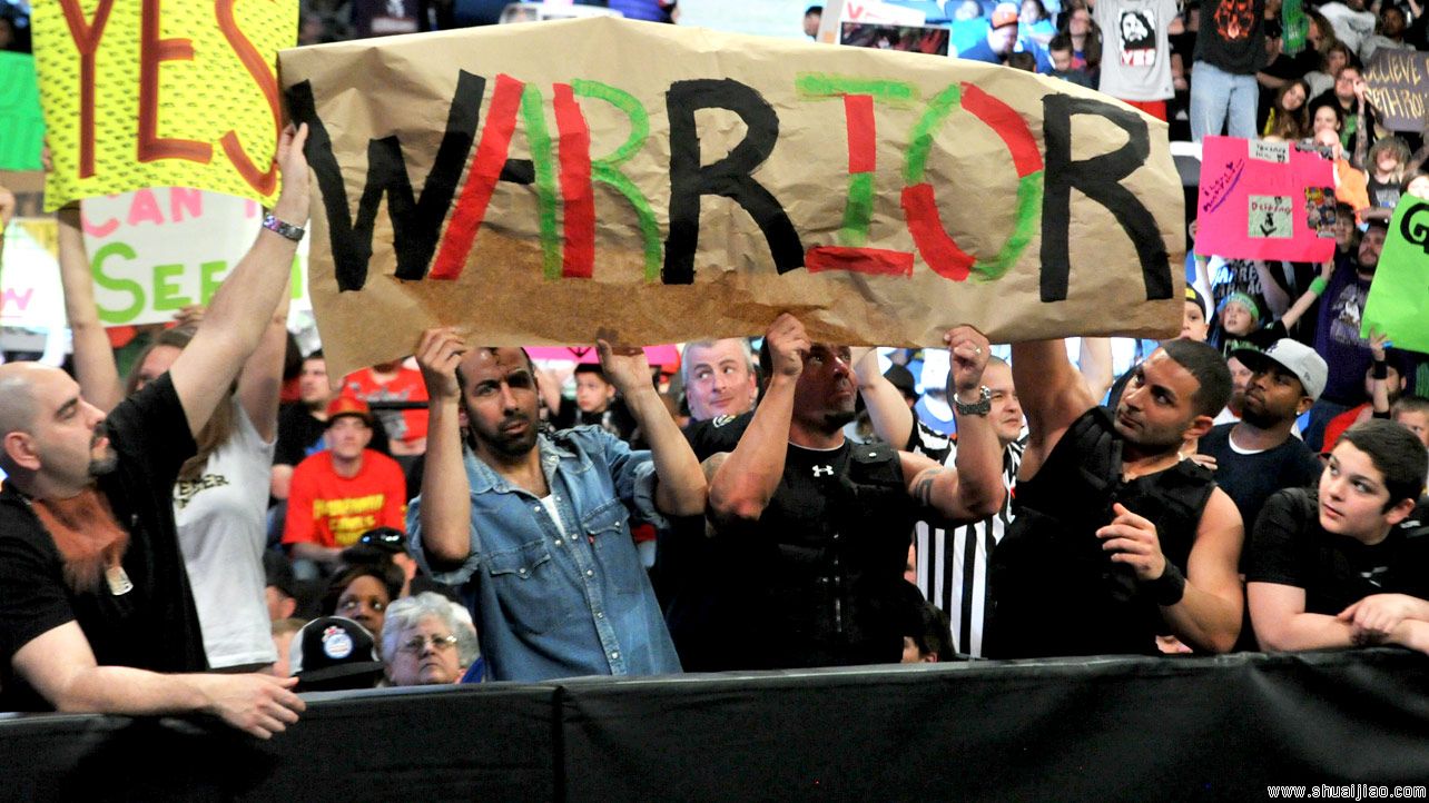 RAW现场标语大荟萃牌(2014.04.22) 