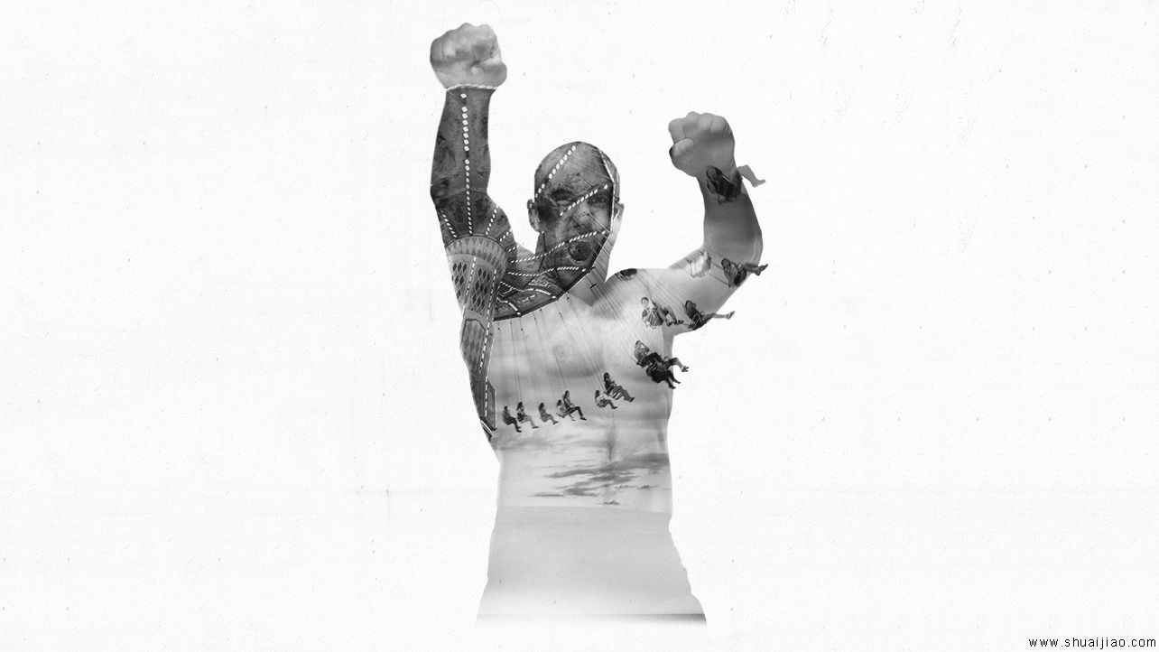 WWE摔角手双重曝光特效组图