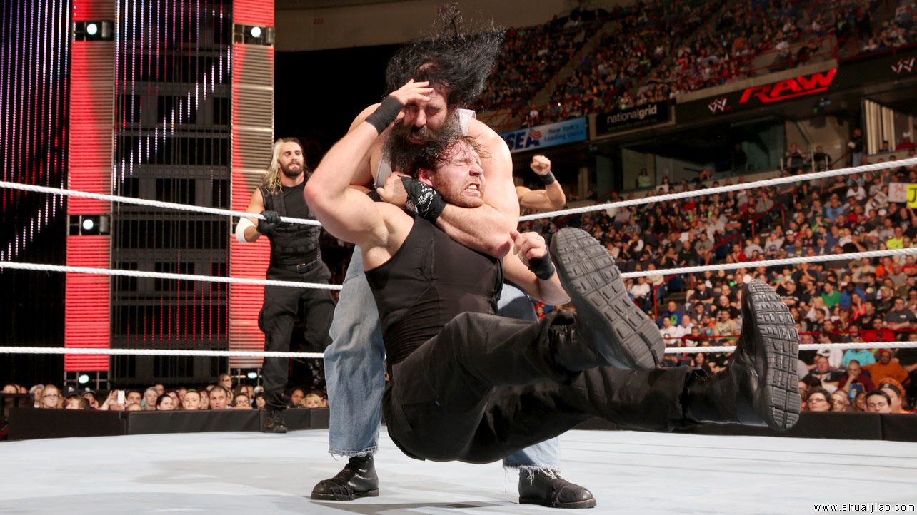 圣盾 vs 怀亚特家族《Raw 2014.05.06》