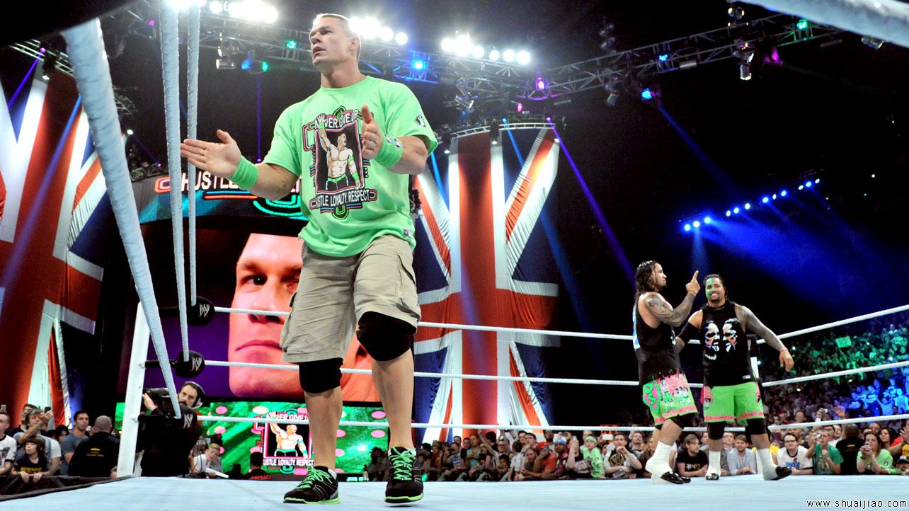 约翰·塞纳 vs 怀亚特家族《Raw 2014.05.20》