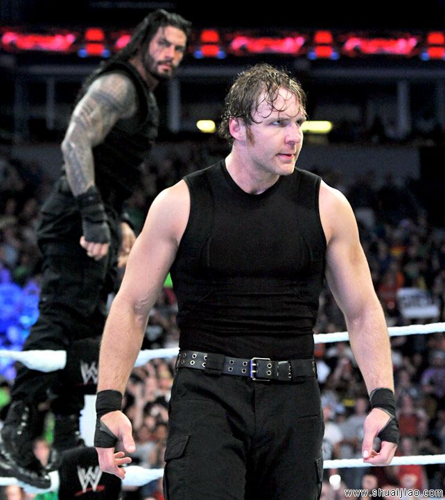 塞纳&迪安&雷恩斯 vs 怀亚特家族《Raw 2014.06.10》