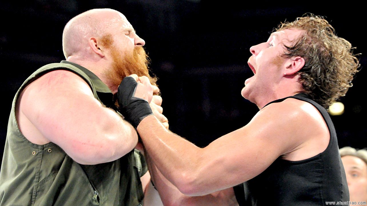 塞纳&迪安&雷恩斯 vs 怀亚特家族《Raw 2014.06.10》