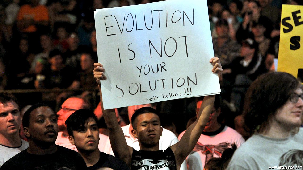 RAW粉丝现场标语大荟萃牌(2014.06.17) 