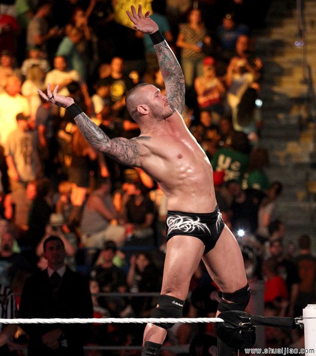 塞纳&雷恩斯 vs 兰迪&凯恩《RAW 2014.07.01》