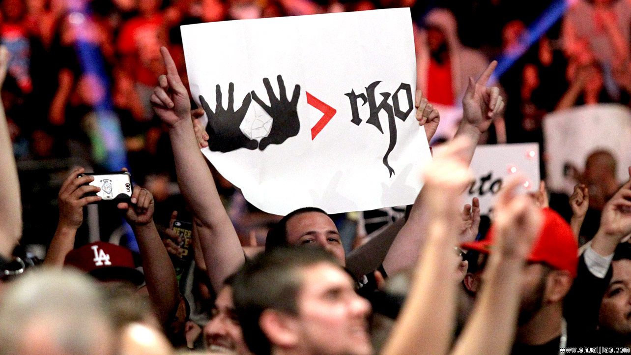 RAW粉丝现场标语大荟萃牌(2014.08.04) 