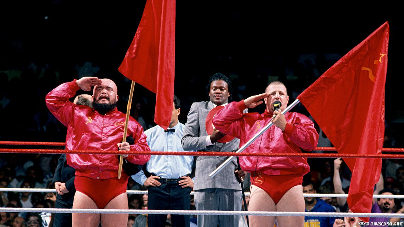 WWE超级巨星们的旗帜