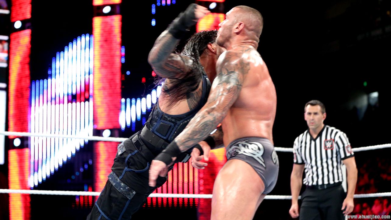 兰迪·奥顿 vs. 罗曼·雷恩斯《RAW2014.09.09》 兰迪·奥顿 vs. 罗曼·雷恩斯《RAW2014.09.09》