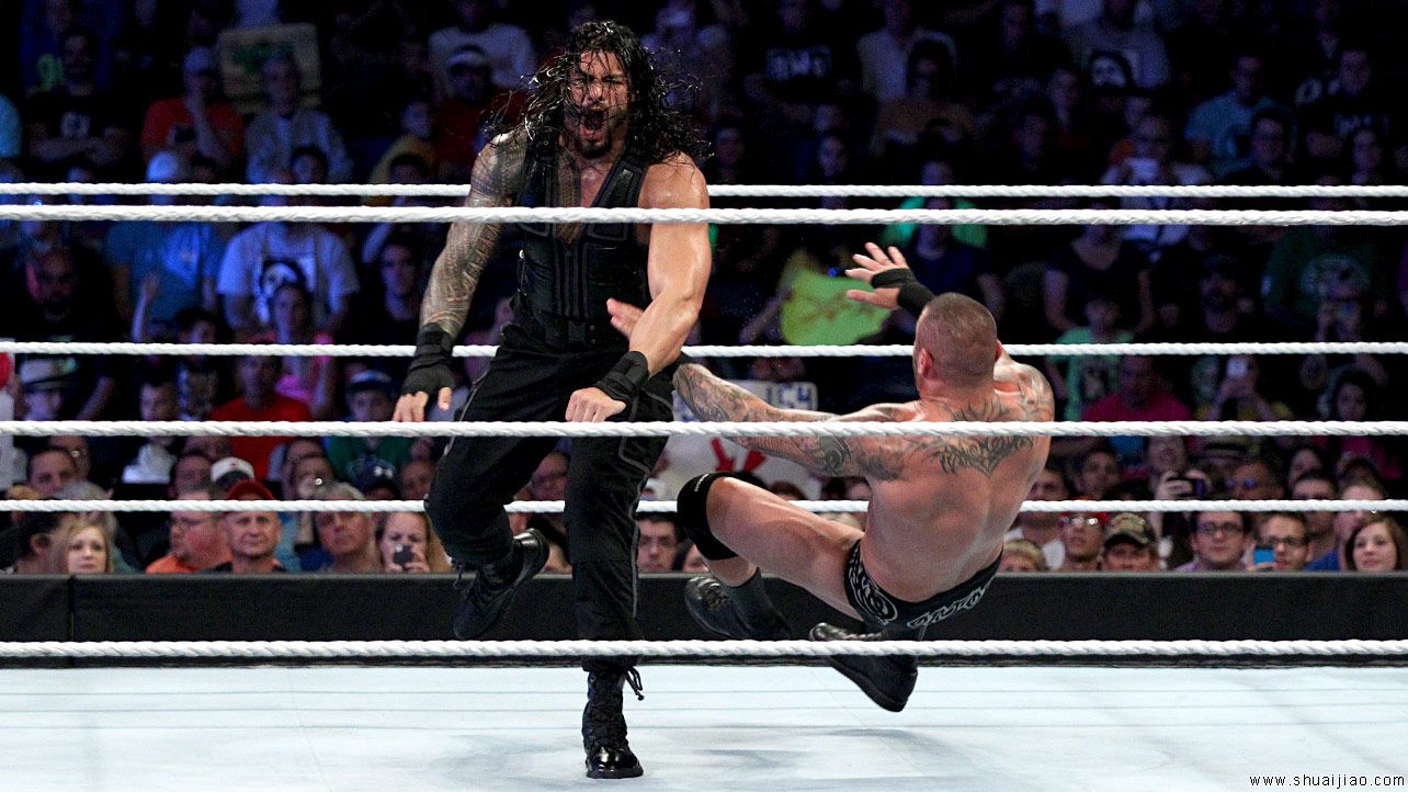 罗曼&Y2J vs. 兰迪&罗林斯《SD 2014.09.12》
