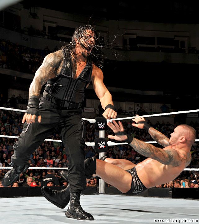 罗曼&Y2J vs. 兰迪&罗林斯《SD 2014.09.12》