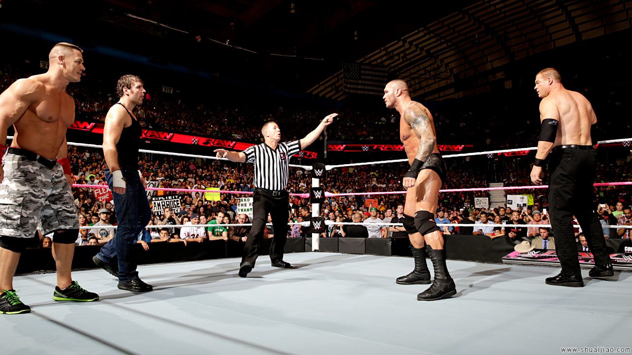塞纳&安布罗斯 vs. 兰迪&凯恩《RAW2014.09.30》