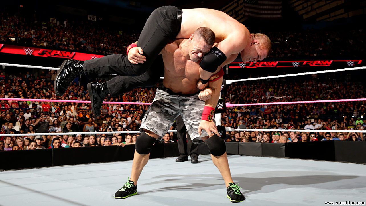 塞纳&安布罗斯 vs. 兰迪&凯恩《RAW2014.09.30》