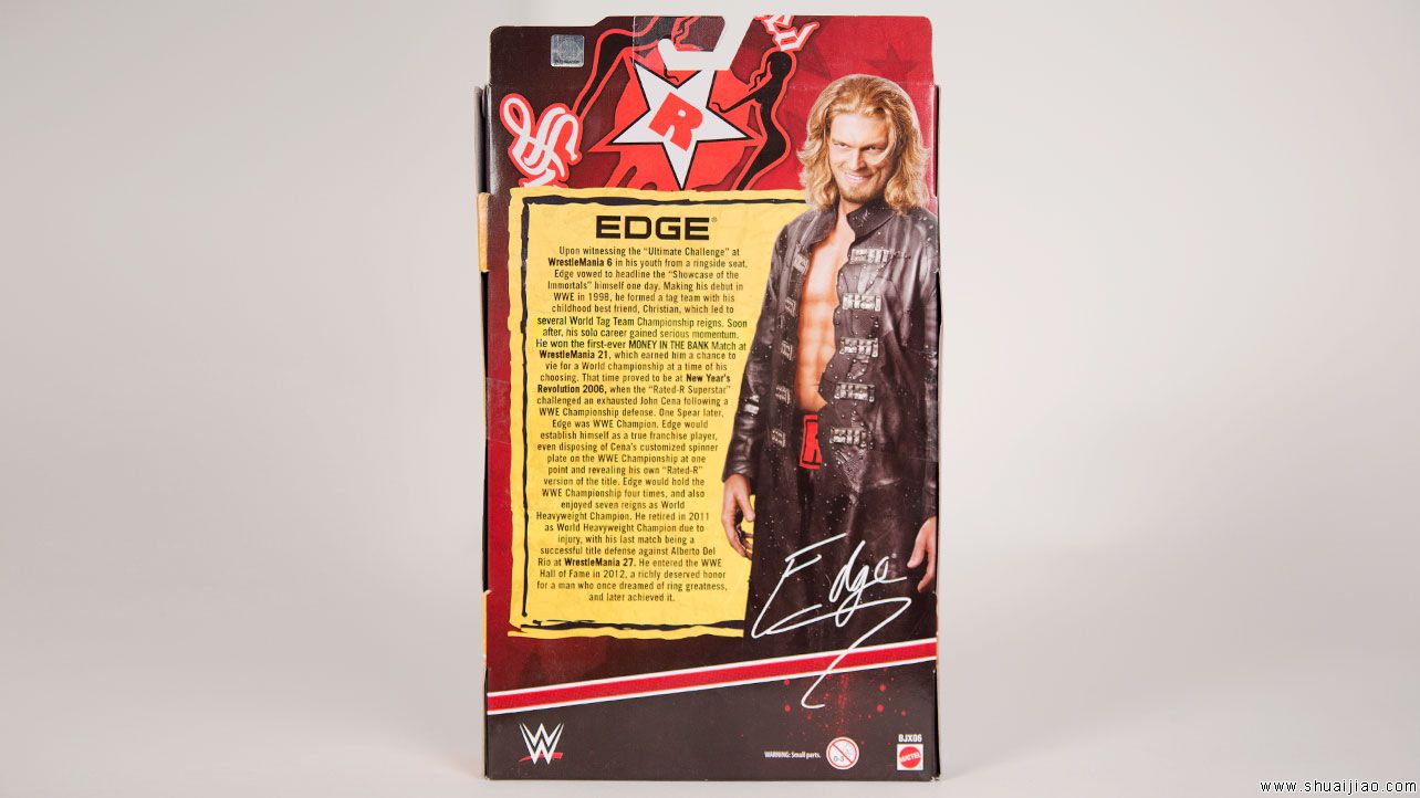 WWE艾吉最值得收藏的周边商品