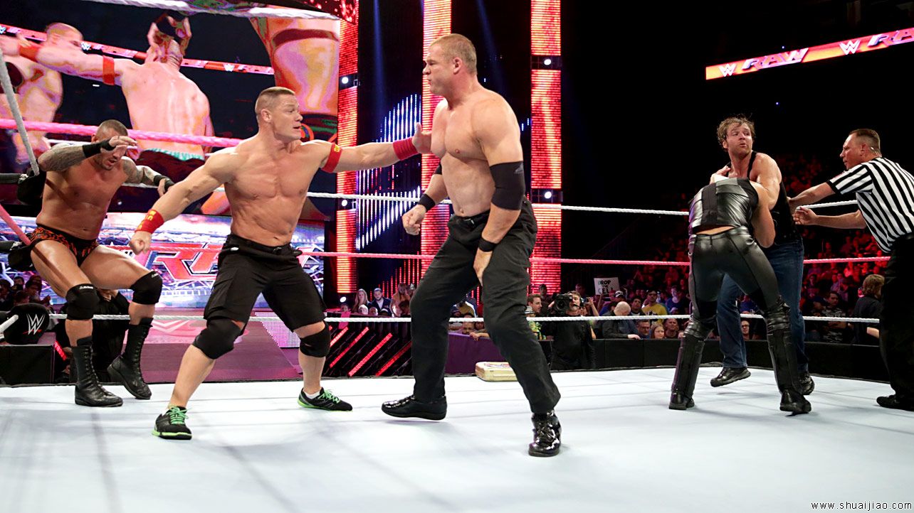 二对三强弱不等赛《RAW2014.10.21》